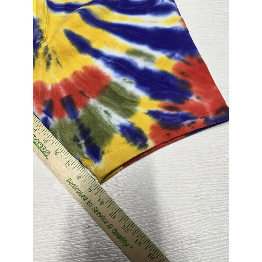 Billionaire Boys Club BB Illuminate Short Men M White Colorful Tie Dye Wash NWOT